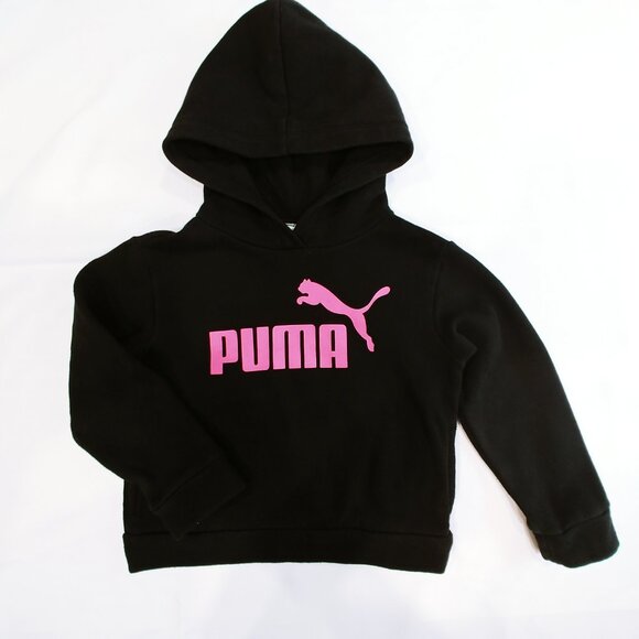 Puma Black Logo Hoodie Size 3T - Picture 7 of 8